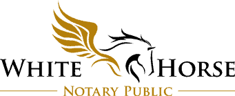 White Horse Notary Public - Logo