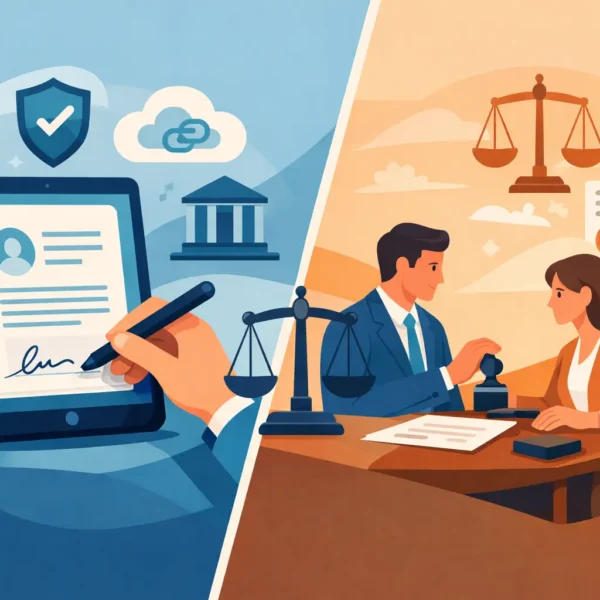 Electronic Notarisation vs In Person: Which Fits?